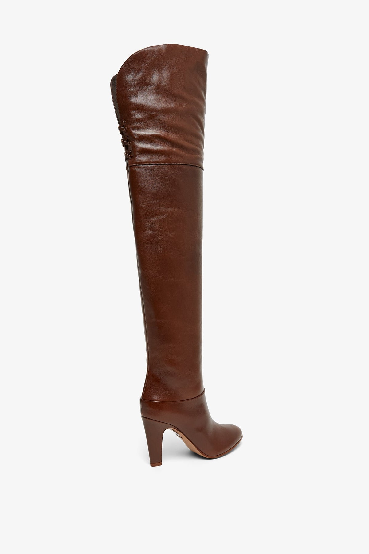 Shop Chloé Eve Brown Over Knee Boots