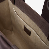 Woody brown medium tote bag