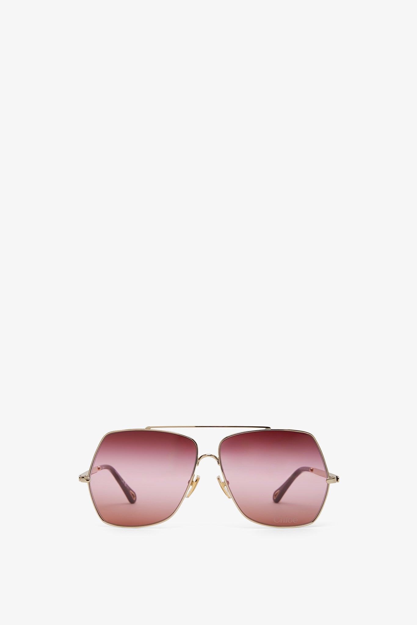 サングラス Chloe Aly Pink Sunglasses Chloé Aly Sunglasses | Chloé US