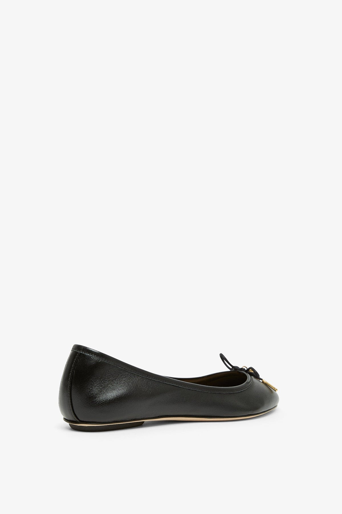 Shop Chloé Iris Black Leather Ballerinas