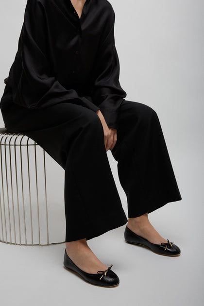 スタイリッシュ ★ CHLOE Iris black leather ballerinas Chloé | Iris black leather ballerinas | Savannahs
