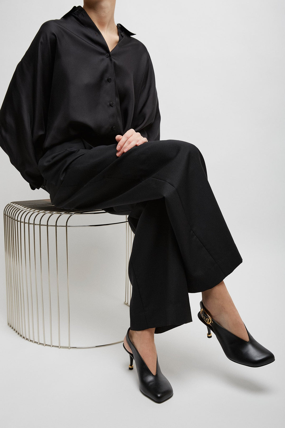 Chloé | Andrea black slingback pumps | Savannahs