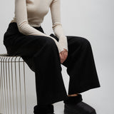 Polar black shearling boots