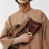 Kerala 25 dark brown shoulder bag
