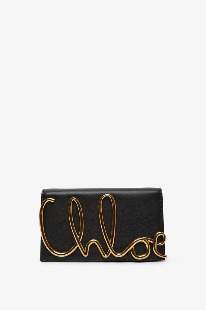 デザイン性に魅了☆ CHLOE Chloe Iconic black clutch Chloé | Chloe Iconic black clutch | Savannahs