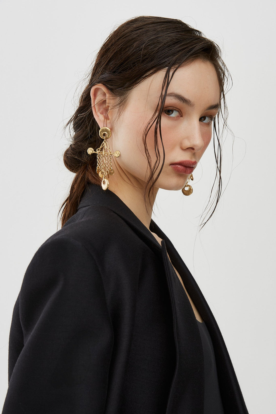 アクセサリーその他 Chloe Chloe Iconic gold dangling earrings Chloé Chloé Iconic gold dangling earrings | TheDoubleF