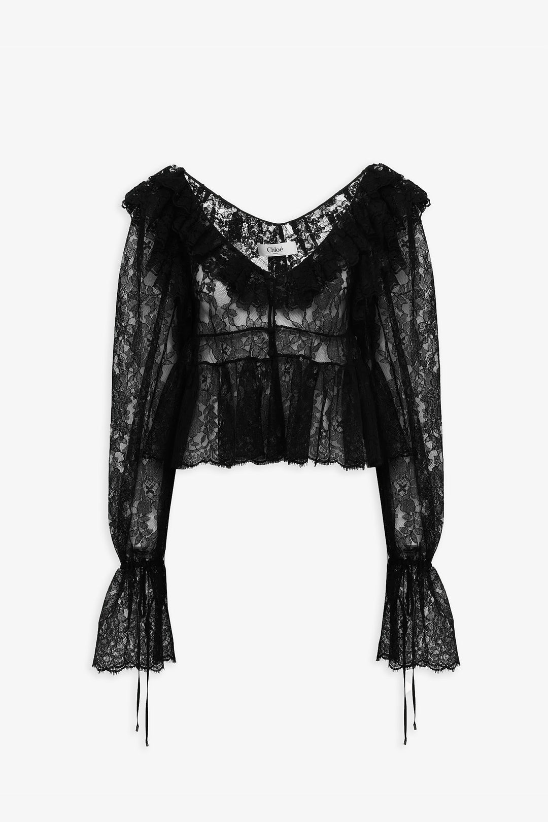●RAIVE● Lace Slim Top VW5ME623_2color Women 2023 Summer Lace Trim V Neck Tops Fashion Loose