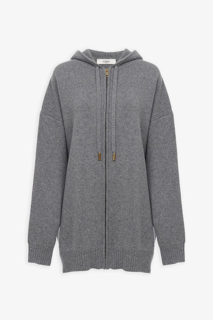 トップス WOOL CASHMERE ZIP HOODIE Wool Cashmere Zip Up Hoodie in Vince Products Women | Vince