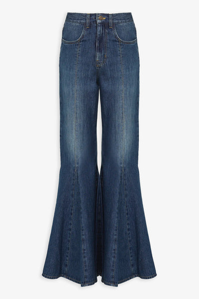 Fluid flare jeans