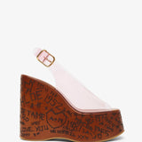 Maxime plexi pink sandals