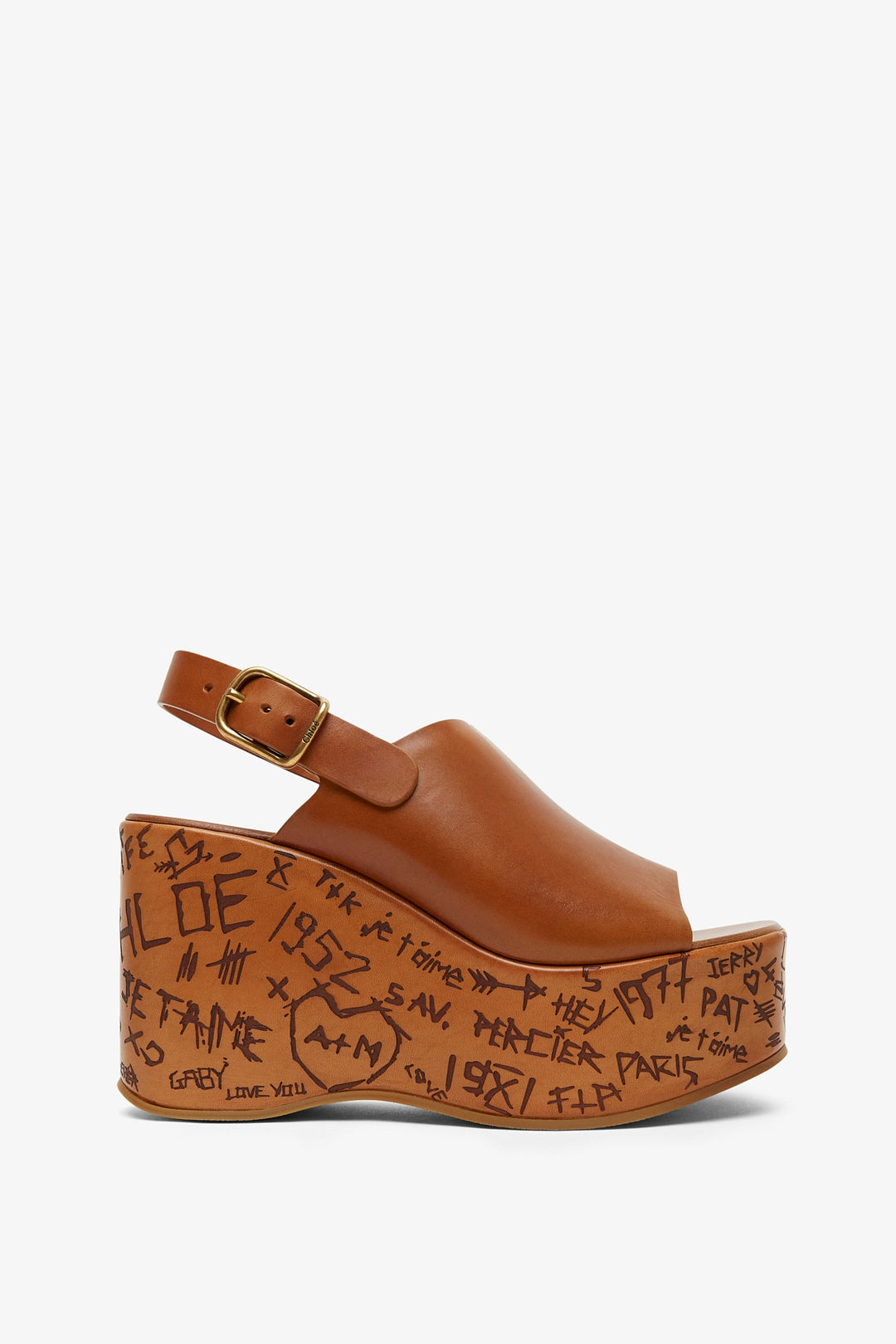 Chloé | Maxime brown leather sandals | Savannahs