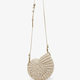 Sea Treasures ivory crochet cross body bag