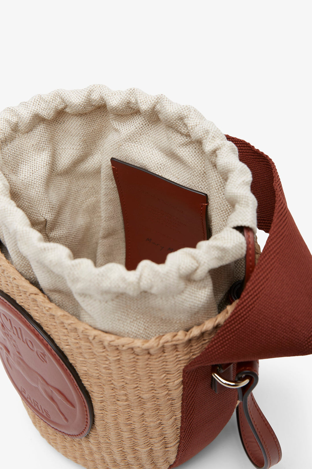 Chloé | Horse medal brown raffia bucket bag | Savannahs