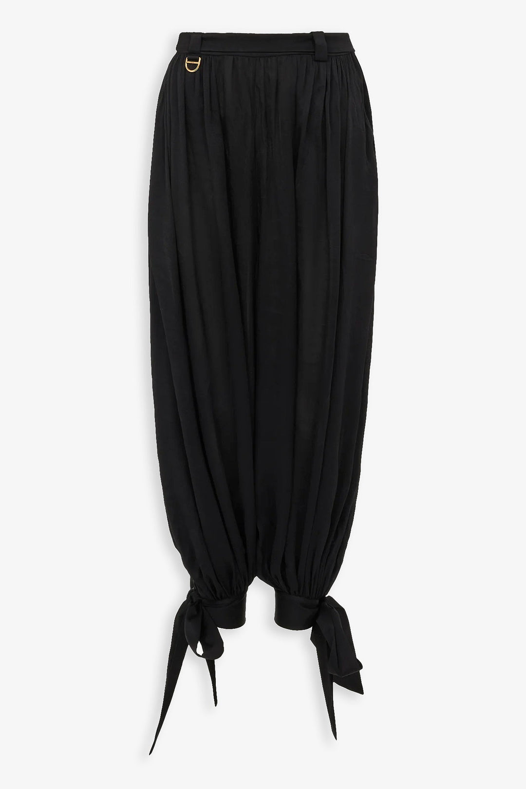 Chloé | Fluid pleated silk charmeuse pants | Savannahs