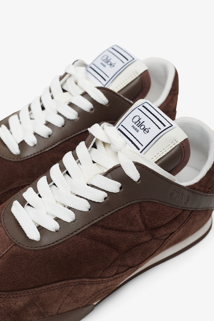 Chloe kick brown sneakers