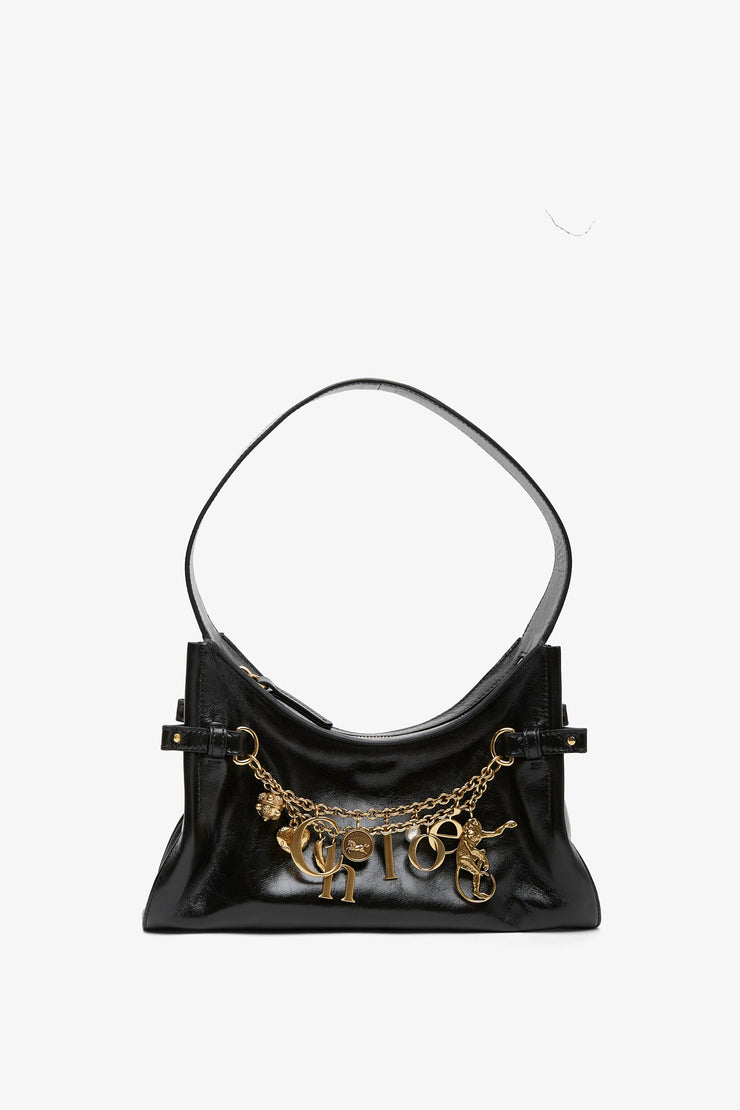 Chloe charms small black shoulder bag