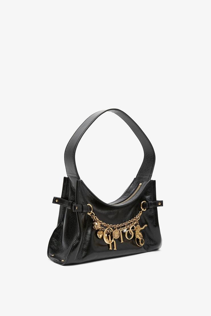 Chloe charms small black shoulder bag