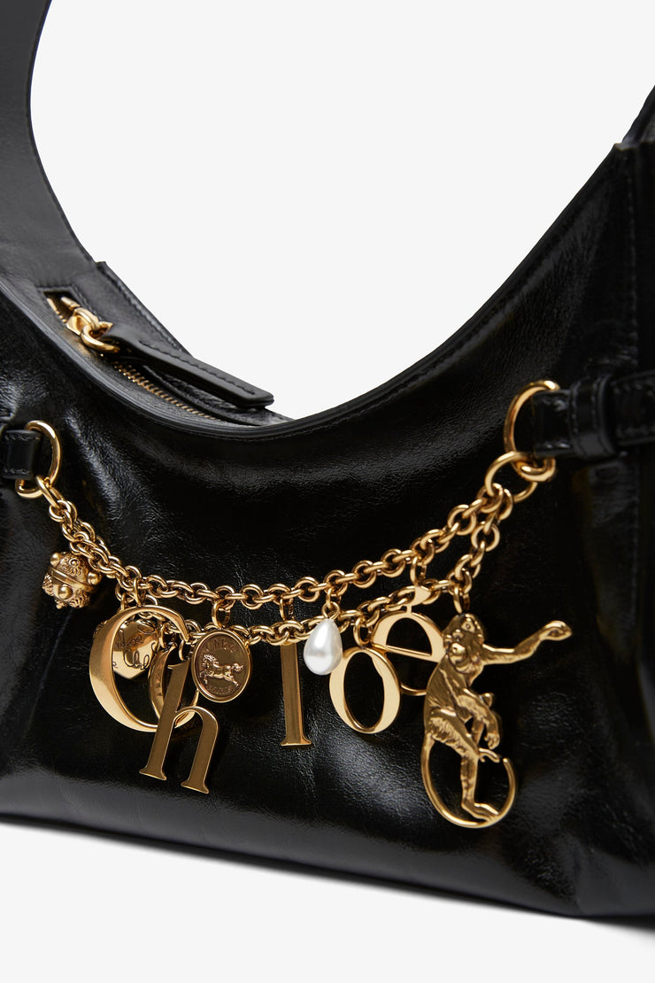 Chloe charms small black shoulder bag