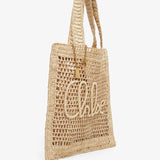 Summer banana beige tote bag