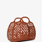 Chloe cage brown jelly bag