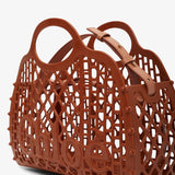 Chloe cage brown jelly bag