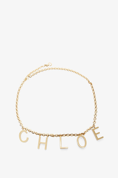 Chloe letters belt