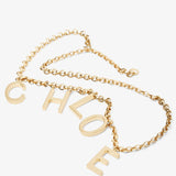 Chloe letters belt