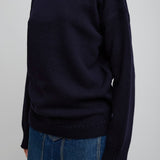 Navy knit jumper