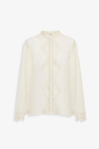 Fluid silk bluse