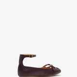 Misty dark purple ballerinas