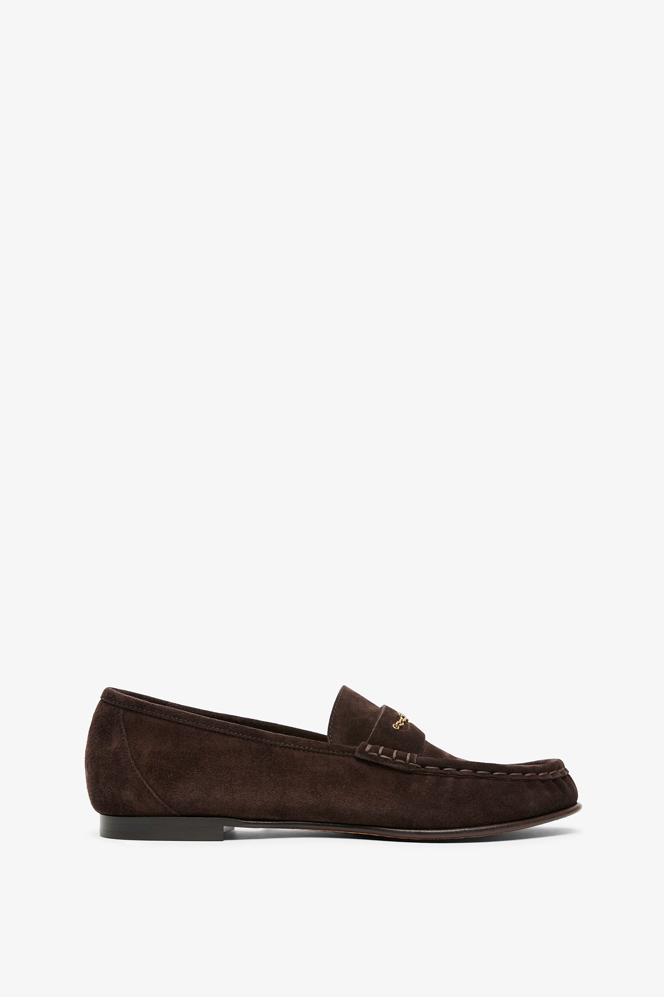 Chloe dark brown suede loafers