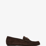 Chloe dark brown suede loafers
