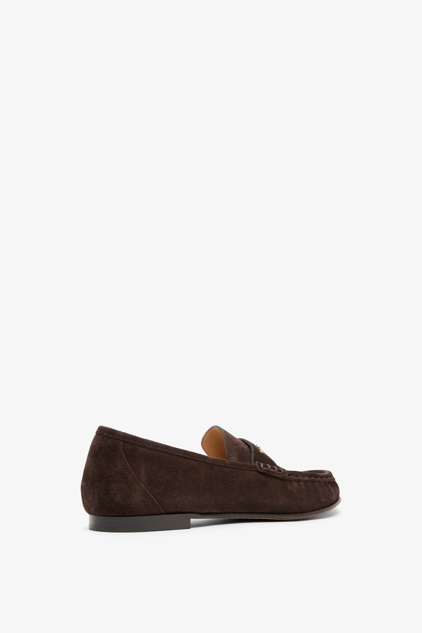 Chloe dark brown suede loafers