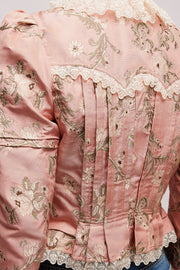 Fitted pink jacket