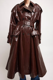 Double-breasted riding coat