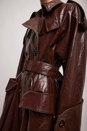 Double-breasted riding coat