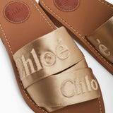 Woody light beige slides