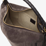 Marcie medium dark brown shoulder bag