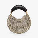 Crocheted handbag with 'Else' branding on a white background