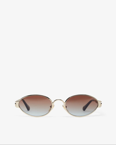 Chloé | Aly gold brown sunglasses | Savannahs display picture 3