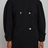 Iconic navy wool jacket