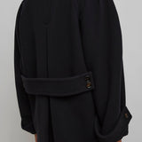 Iconic navy wool jacket