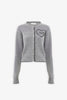 Divine grey knitted cardigan