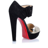 Haute Retenue black suede sandal