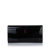 Vero Dodat black patent leather clutch