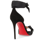 Christeriva 100 black grosgrain sandal