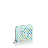 Panettone blue multi-spikes coin purse