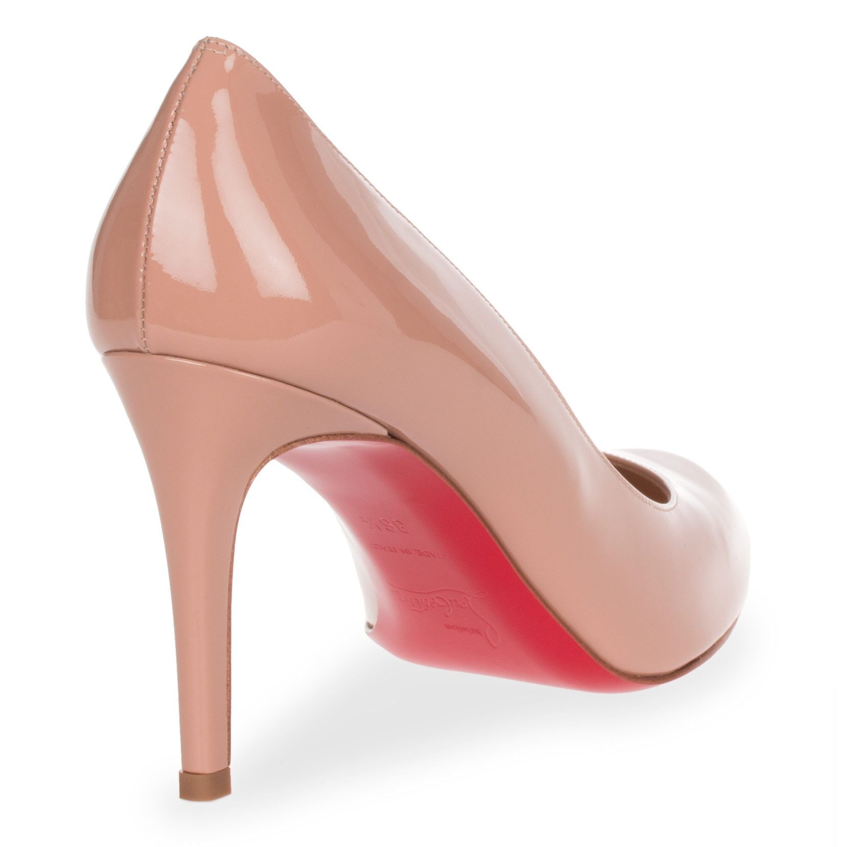 お値下げ！クリスチャンルブタン SINPLE PUMP 85 PATENT Christian Louboutin | Simple Pump 85 patent nude pump | Savannahs