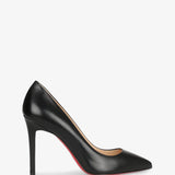 Pigalle 100 black leather pump