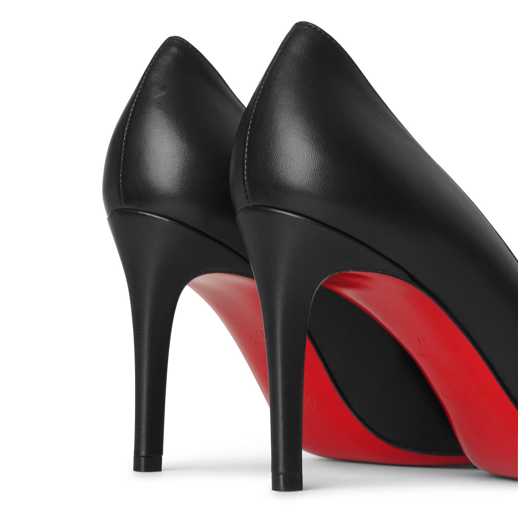 Christian Louboutin | Pigalle 85 black leather pump | Savannahs